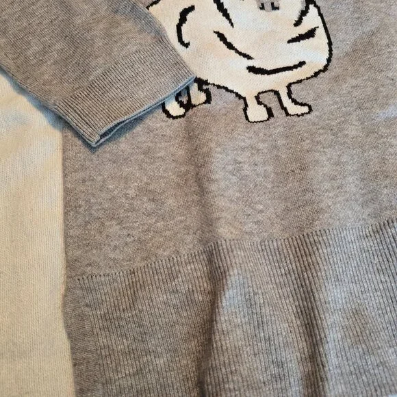 Cracker Barrel Astrologie Small S Sheep Lamb Black White Sweater Crew Sweatshirt - Picture 4 of 16